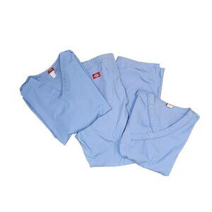 Dickies Scrubs Blue Pant and Tops Set Of 3